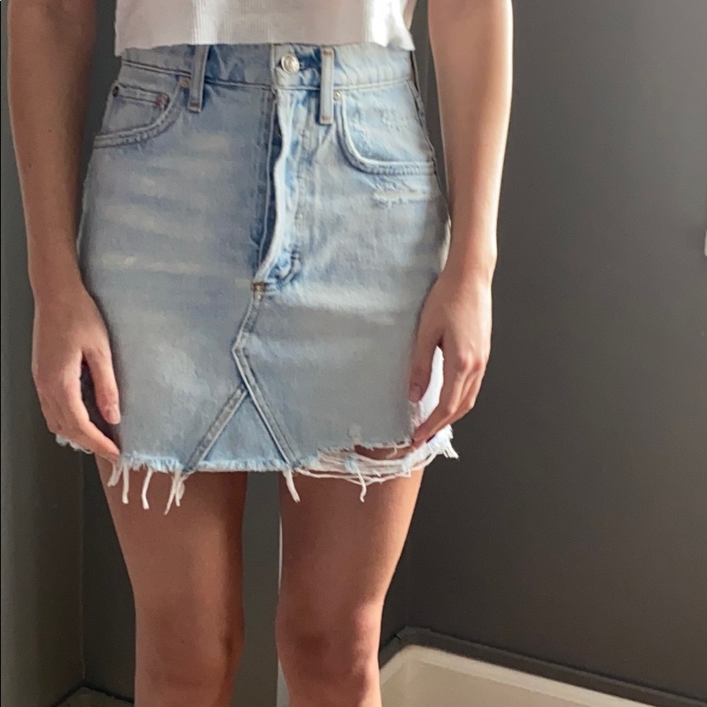 New Agolde Denim Skirt